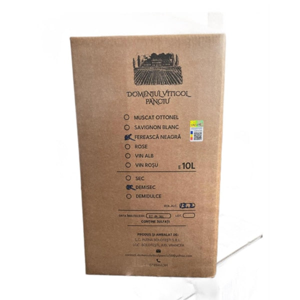 Vin demisec “Domeniul Viticol Panciu” 10L